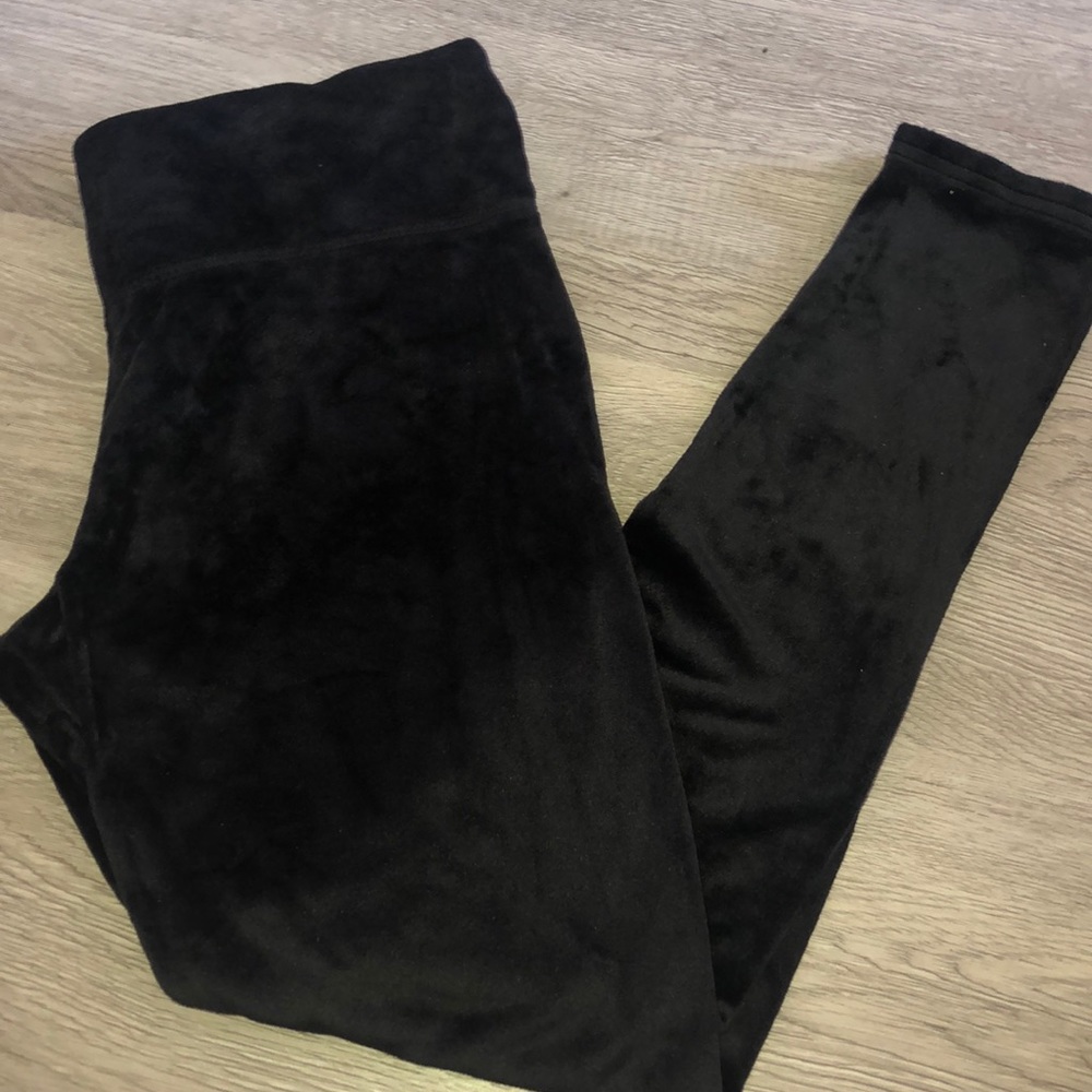 Velvet leggings